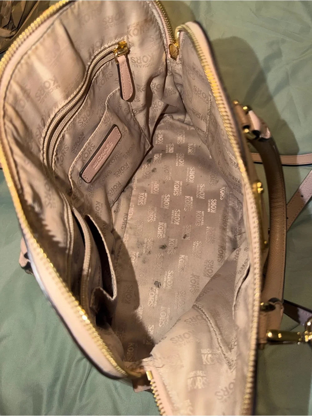 Michael Kors Pink Dome Satchel Handbag